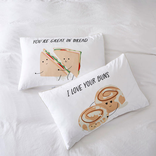 Adorn Living Novelty Pillowcase Perfect Pair
