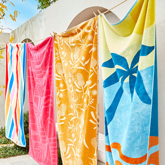 MyHouse 2 In 1 Retro Beach Towel