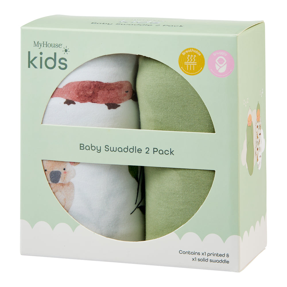 MyHouse Kids Baby Set of 2 Swaddle
