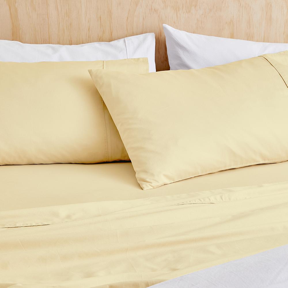 MyHouse Egyptian Cotton Sheet Set Butter