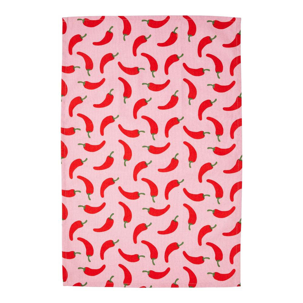 Adorn Living Set of 2 Hot Stuff Tea Towels