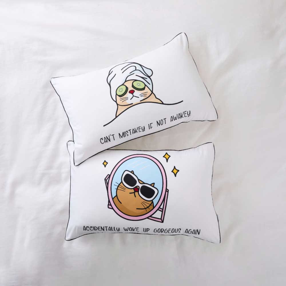 Adorn Living Novelty Pillowcase Perfect Pair