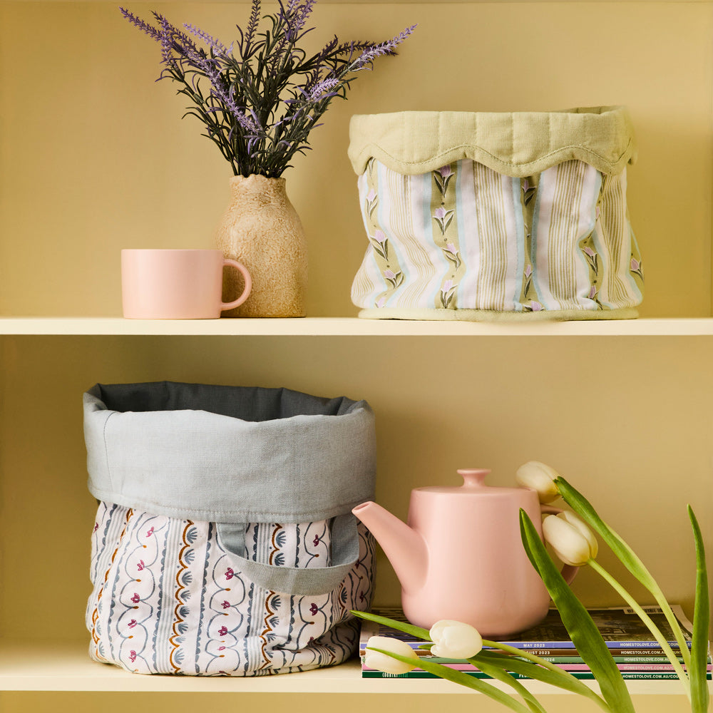 MyHouse Fabric Basket Tulip