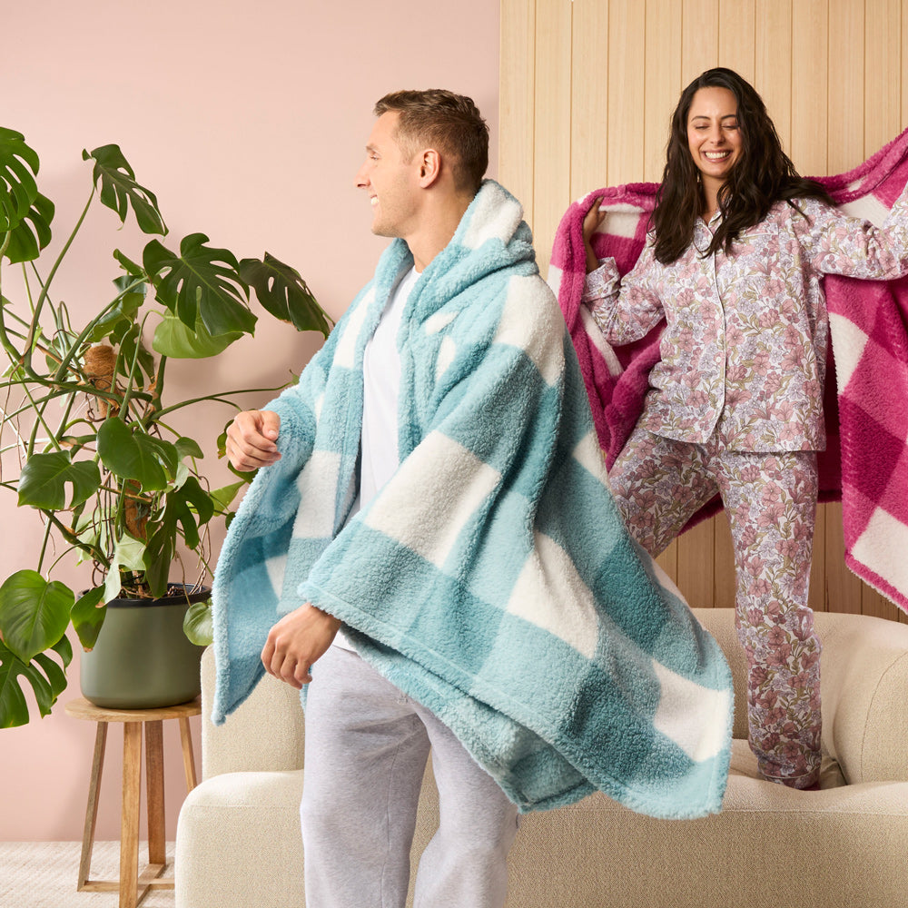 MyHouse Cosy Cuddle Hooded Throw