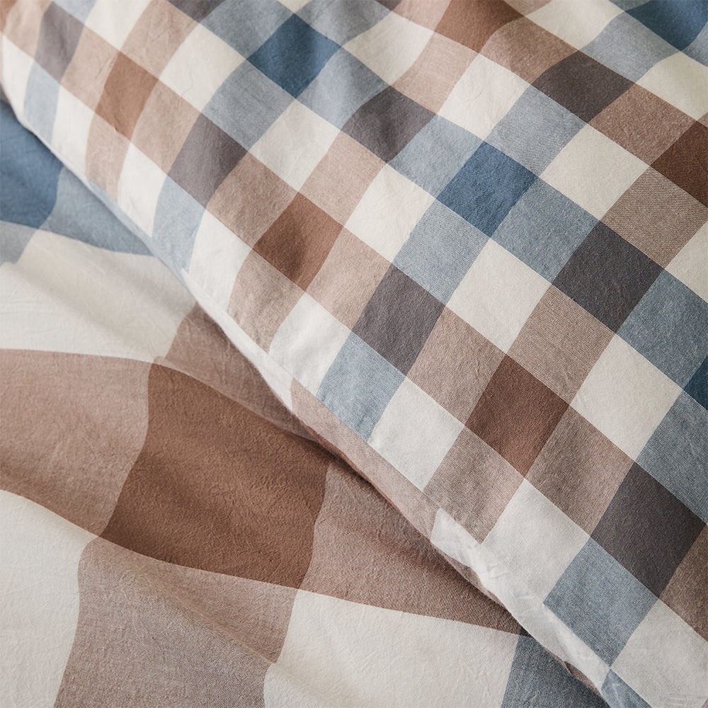 MyHouse Denver Check Quilt Cover Set