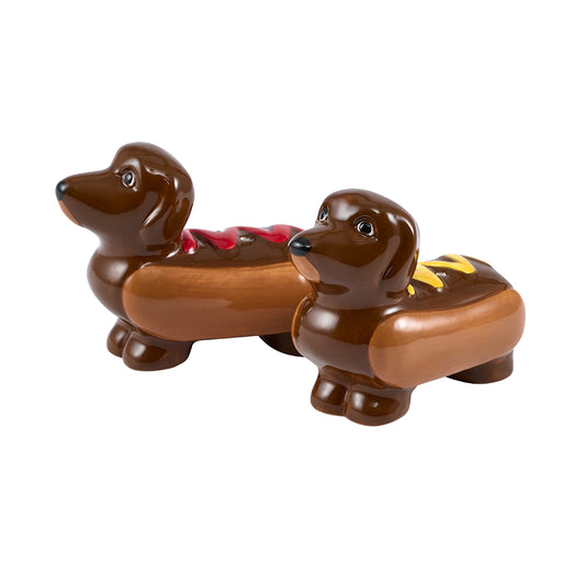 Adorn Living Hot Dog Salt & Pepper Shakers