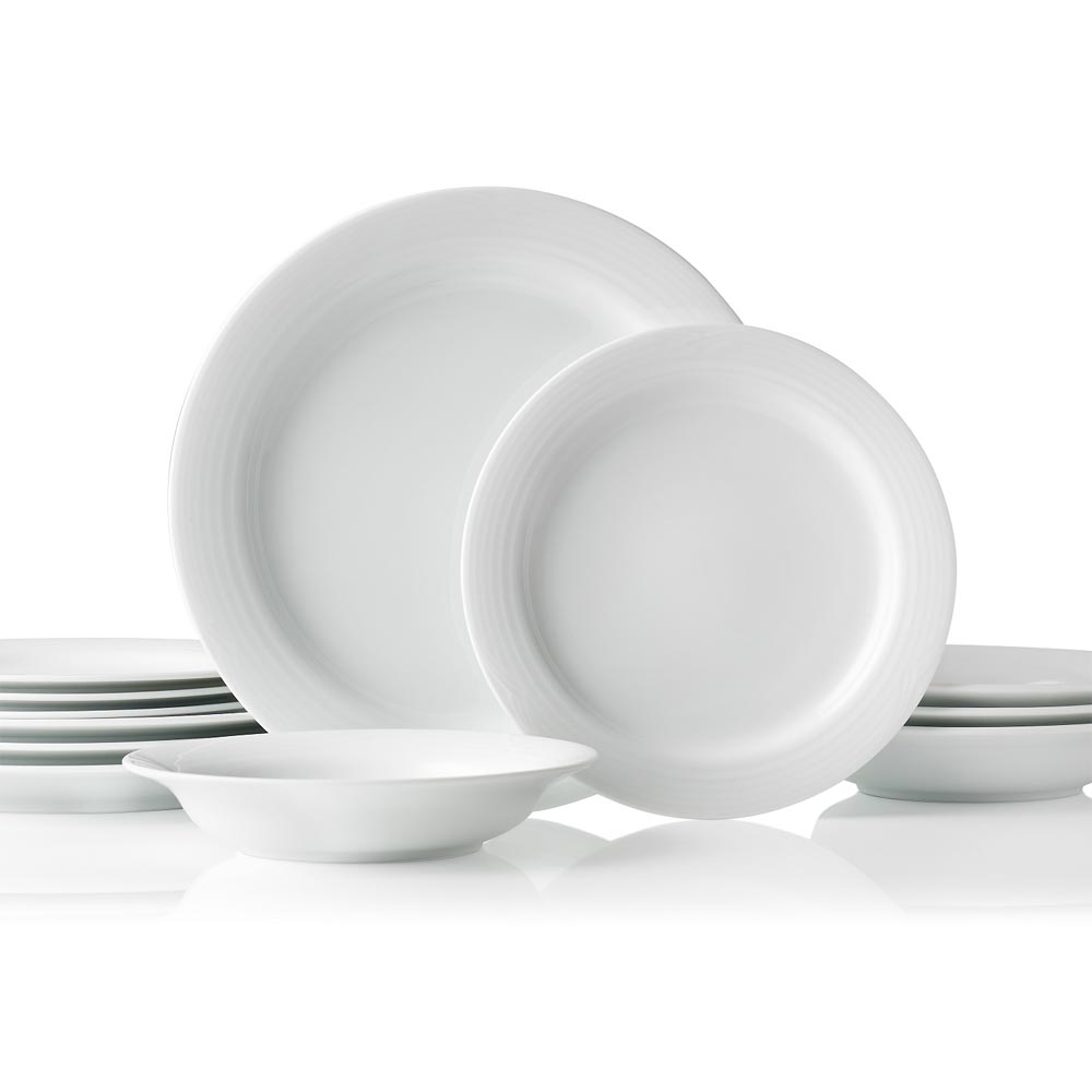 Noritake Arctic 12 Piece Dinner Set White