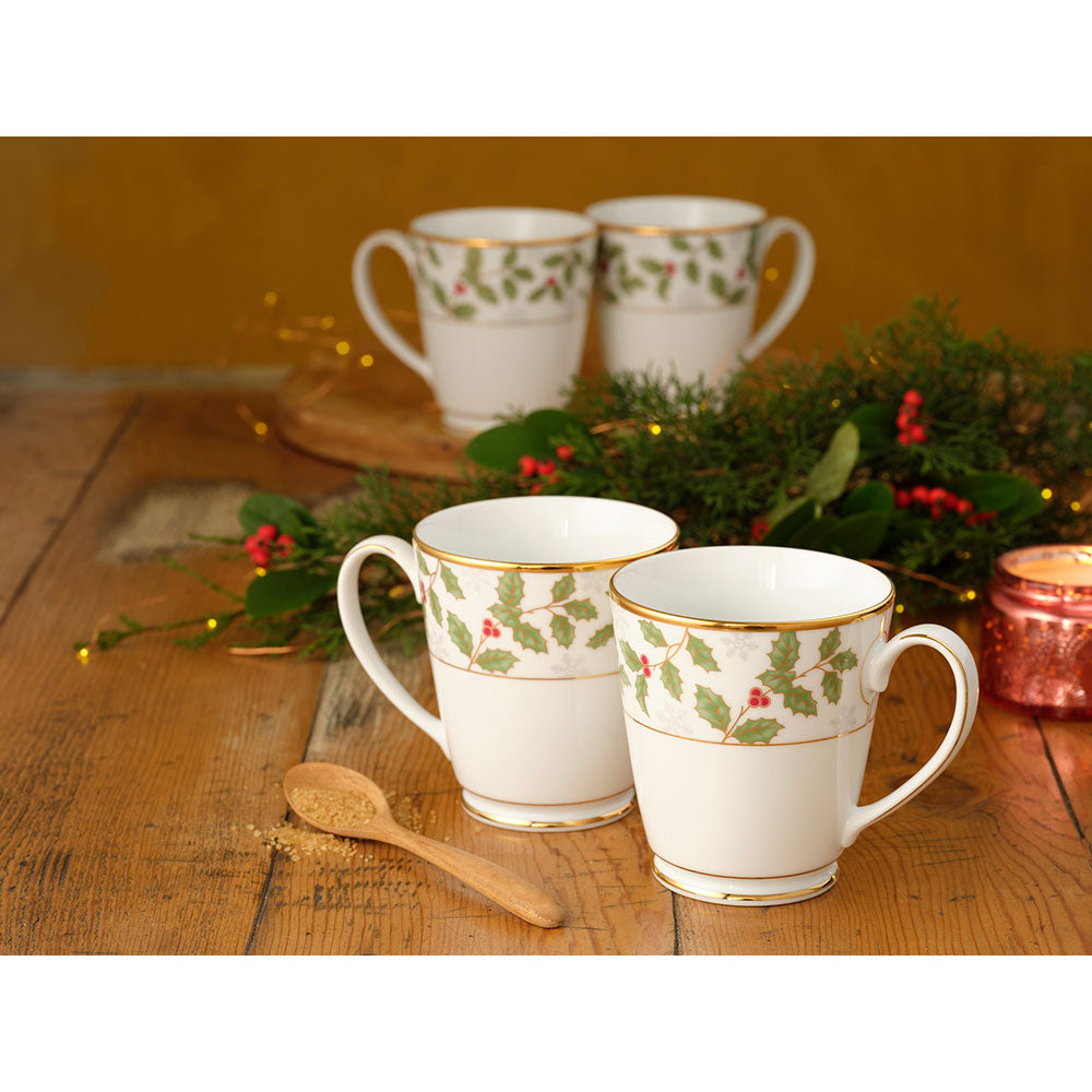 Noritake Holly and Berry Mug 340ml