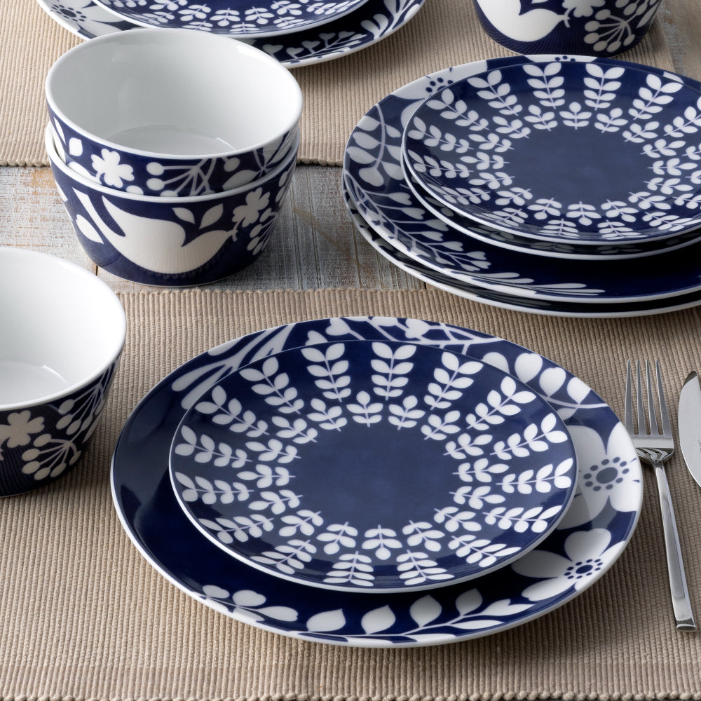 Noritake Bluefjord 12 Piece Dinner Setting