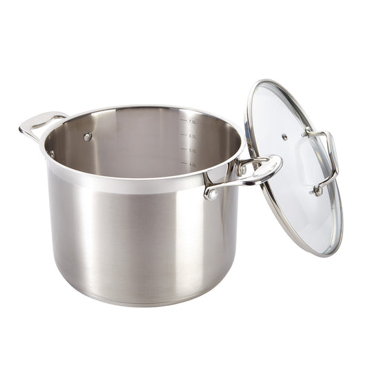 Baccarat iconiX Stainless Steel Stockpot with Lid 7.2L/24cm at MyHouse