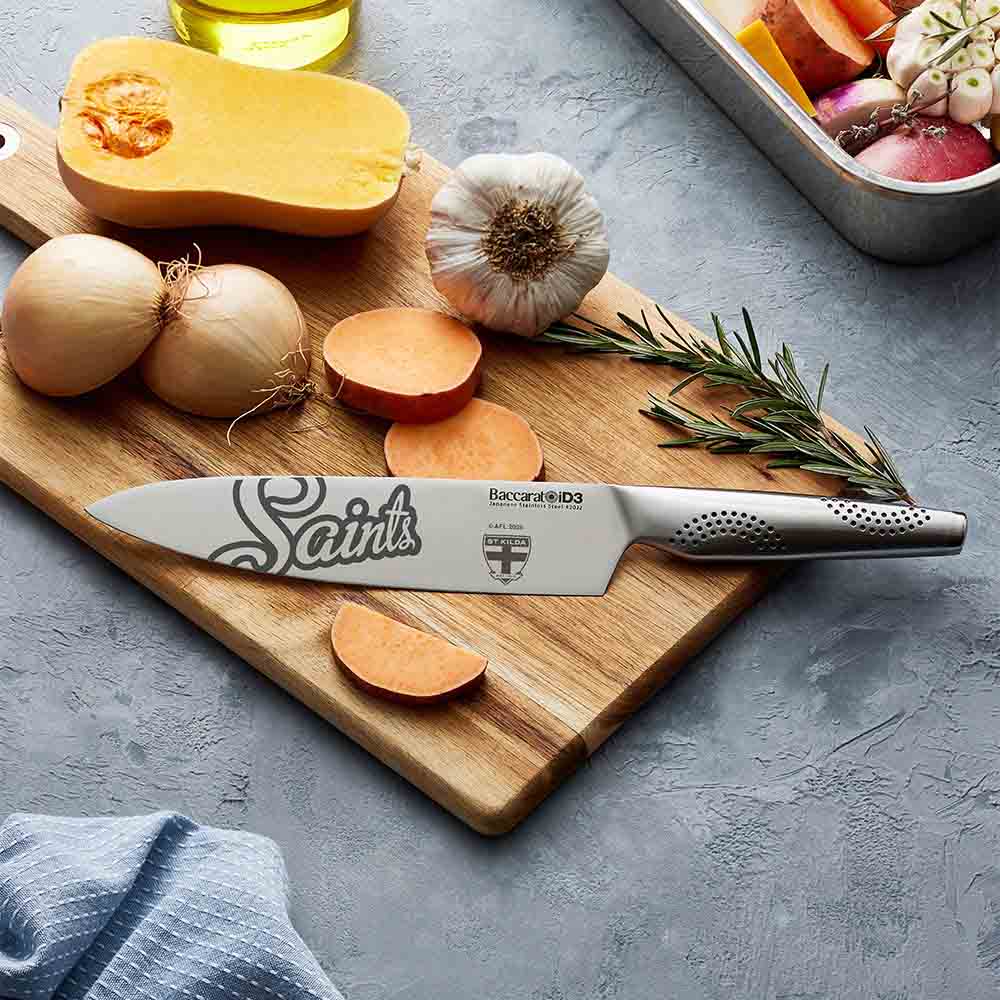 Baccarat iD3 Chefs Knife 20cm AFL St Kilda Saints at MyHouse