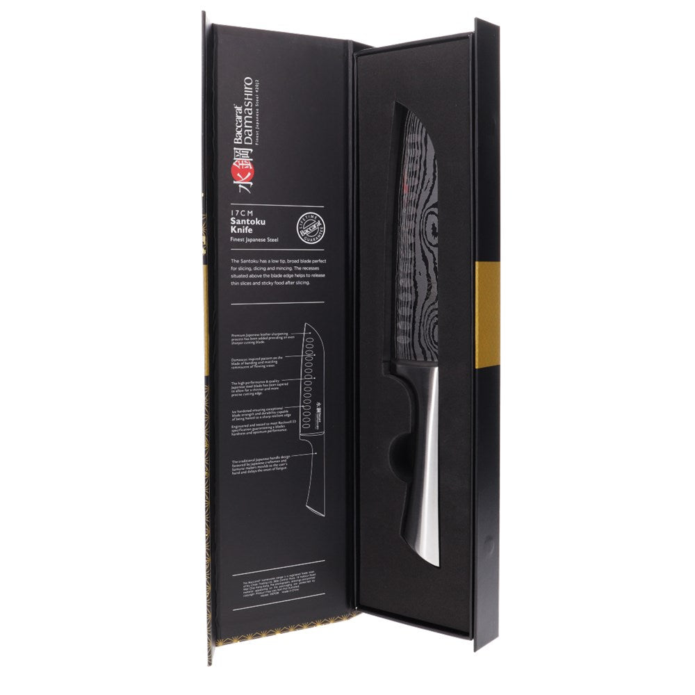 Baccarat Damashiro Santoku Knife 17cm