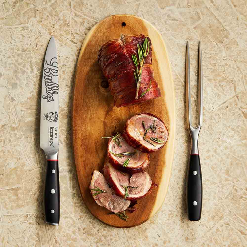 Baccarat iconiX Carving Knife Set AFL Western Bulldogs at MyHouse