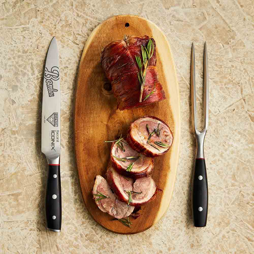 Baccarat iconiX Carving Knife Set AFL Essendon Bombers at MyHouse