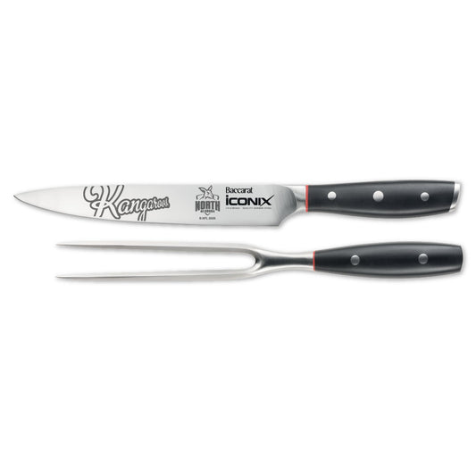 Baccarat iconiX Carving Knife Set AFL North Melbourne Kangaroos at MyHouse