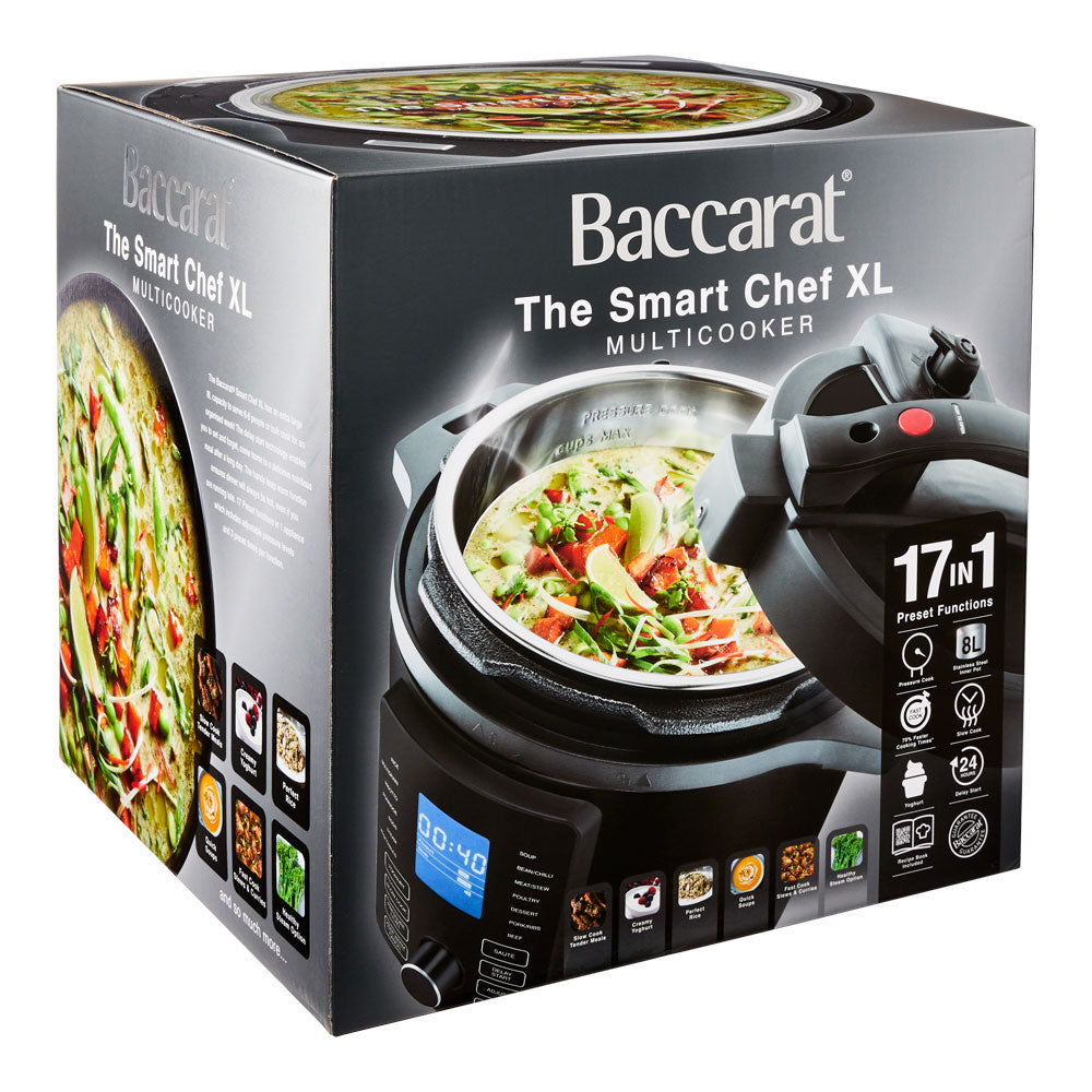 Baccarat The Smart Chef Multicooker 8L Black