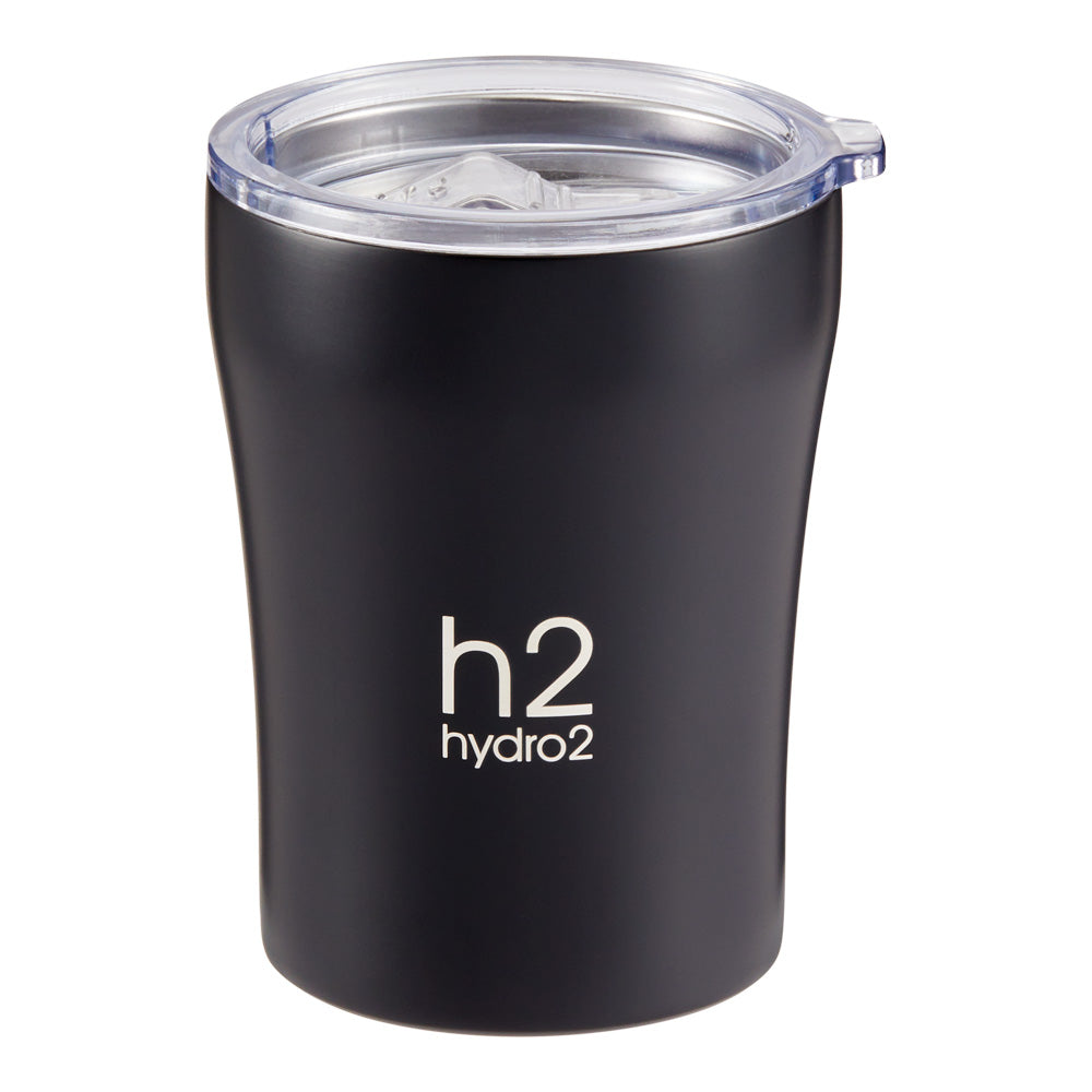 h2 hydro2 Quench Stainless Steel Insulated Travel Mug 300ml black