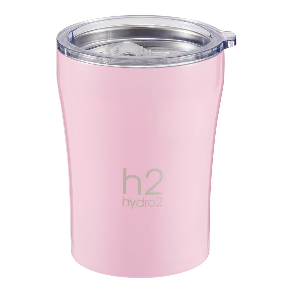 h2 hydro2 Quench Stainless Steel Insulated Travel Mug 300ml rose pink