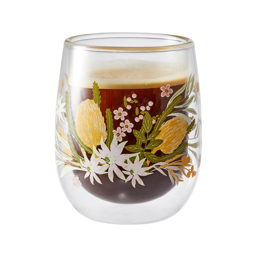 Alex Liddy Banksia Set of 2 Double Wall Glasses 250ml