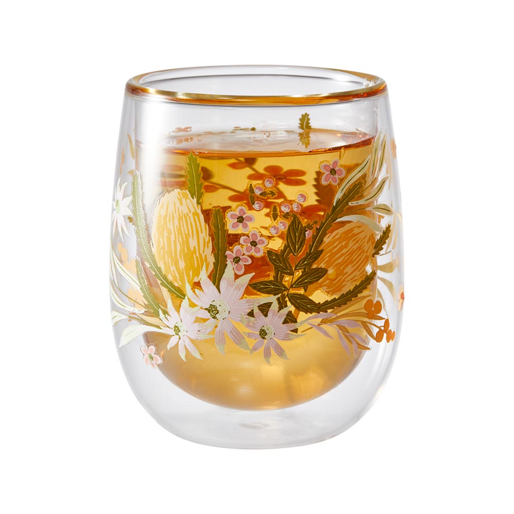 Alex Liddy Banksia Set of 2 Double Wall Glasses 250ml