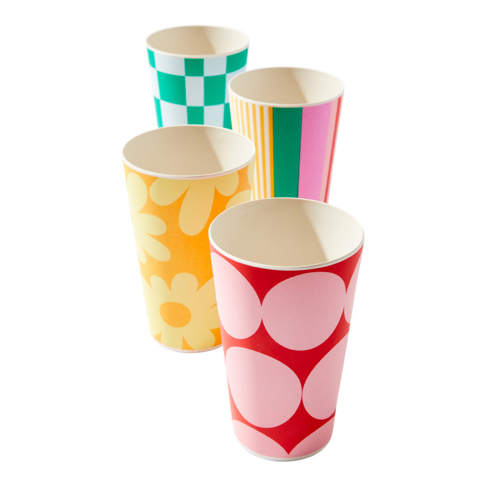 HAYDAE COLLECTIVE Set of 4 Tumblers 400ml Multi