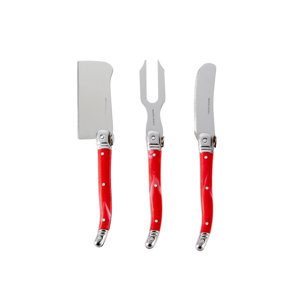 Marie Claire Domain Mini Set of 3 Cheese Knives