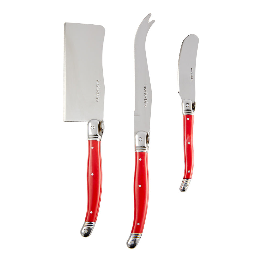 Marie Claire Domain Set of 3 Cheese Knives