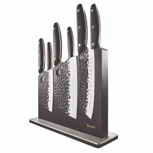 Baccarat KUROI KIBA 7 Piece Knife Block at MyHouse