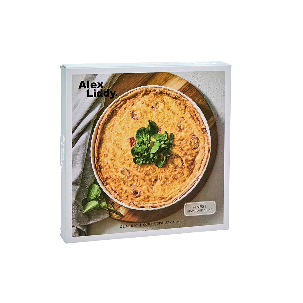 Alex Liddy Classic Quiche Dish 27cm White at MyHouse