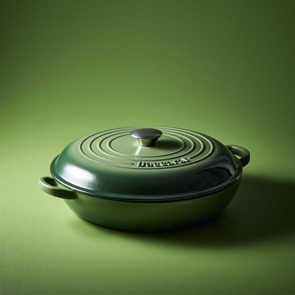 green saute pan with green background - MyHouse