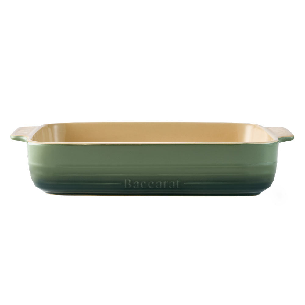 Baccarat Le Connoisseur Stoneware Lasagne Baking Dish 38cm Sage Green at MyHouse