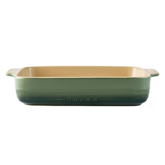 Baccarat Le Connoisseur Stoneware Lasagne Baking Dish 38cm Sage Green at MyHouse