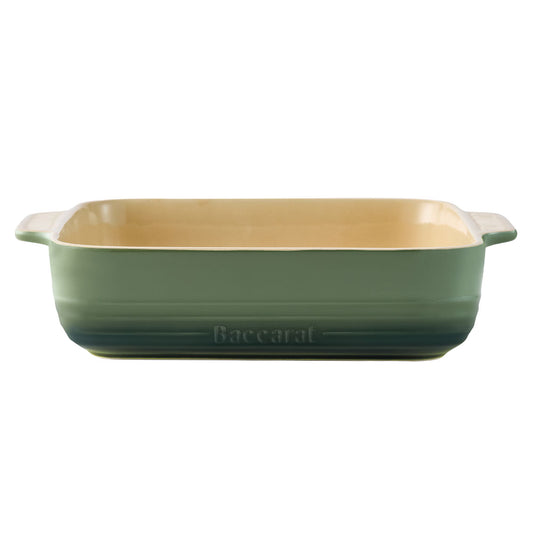 Baccarat Le Connoisseur Stoneware Square Baking Dish 24cm Sage Green at MyHouse