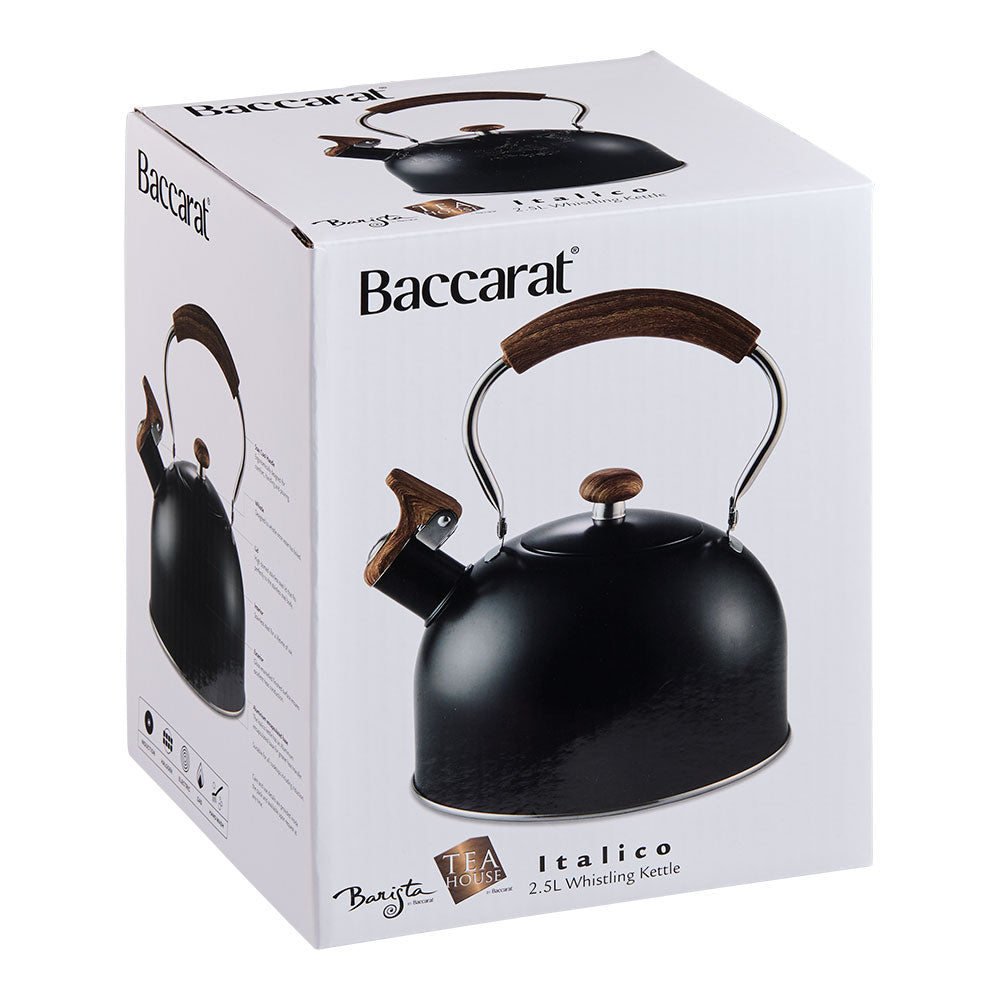 Baccarat Barista Tea House Italico Kettle 2.5L Black at MyHouse