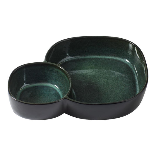 Alex Liddy Slate & Co Divided Serving Platter Green - MyHouse