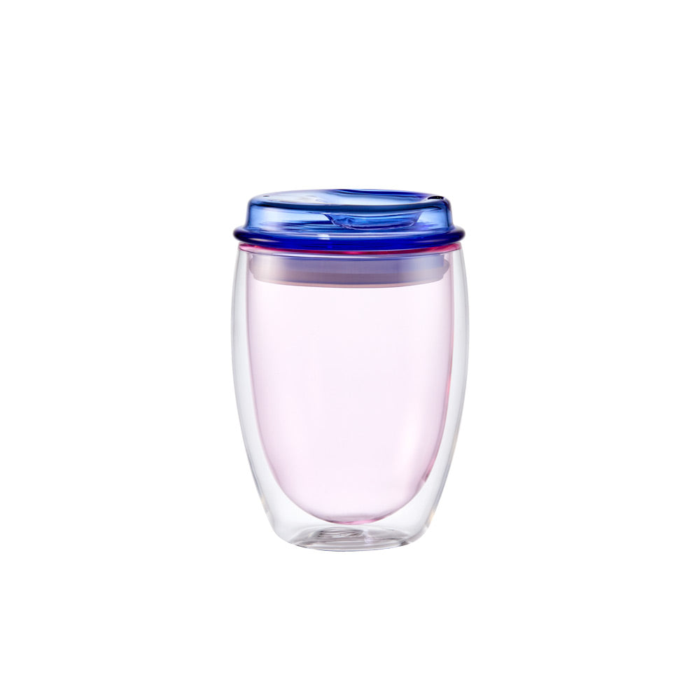 Alex Liddy Prisma Double Walled Glass Travel Mug 350ml - MyHouse