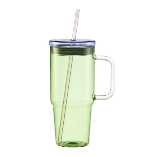 Alex Liddy Prisma Glass Tumbler 900ml Green - MyHouse
