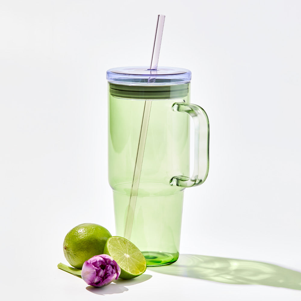Alex Liddy Prisma Glass Tumbler 900ml Green - MyHouse