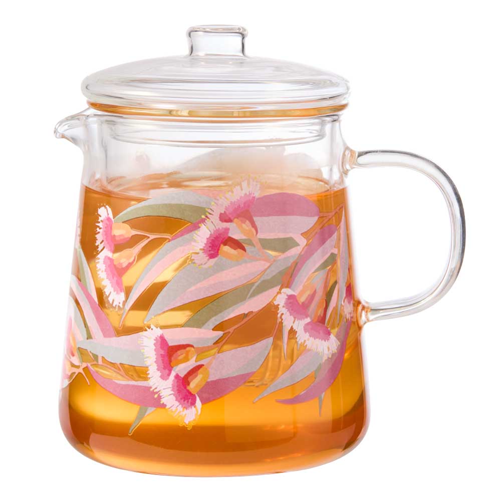 Alex Liddy Lottie Glass Teapot 500ml Gumnut - MyHouse