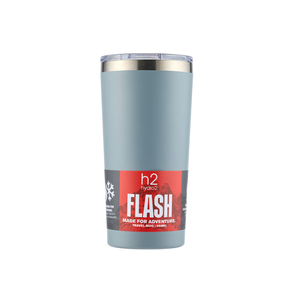 h2 hydro2 FLASH Reusable Travel Cup 590ml slate blue