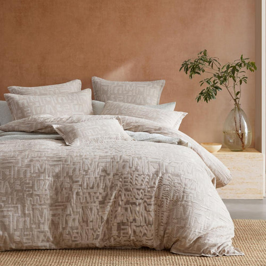 Platinum Collection Cyprus Coffee Quilt Cover Set