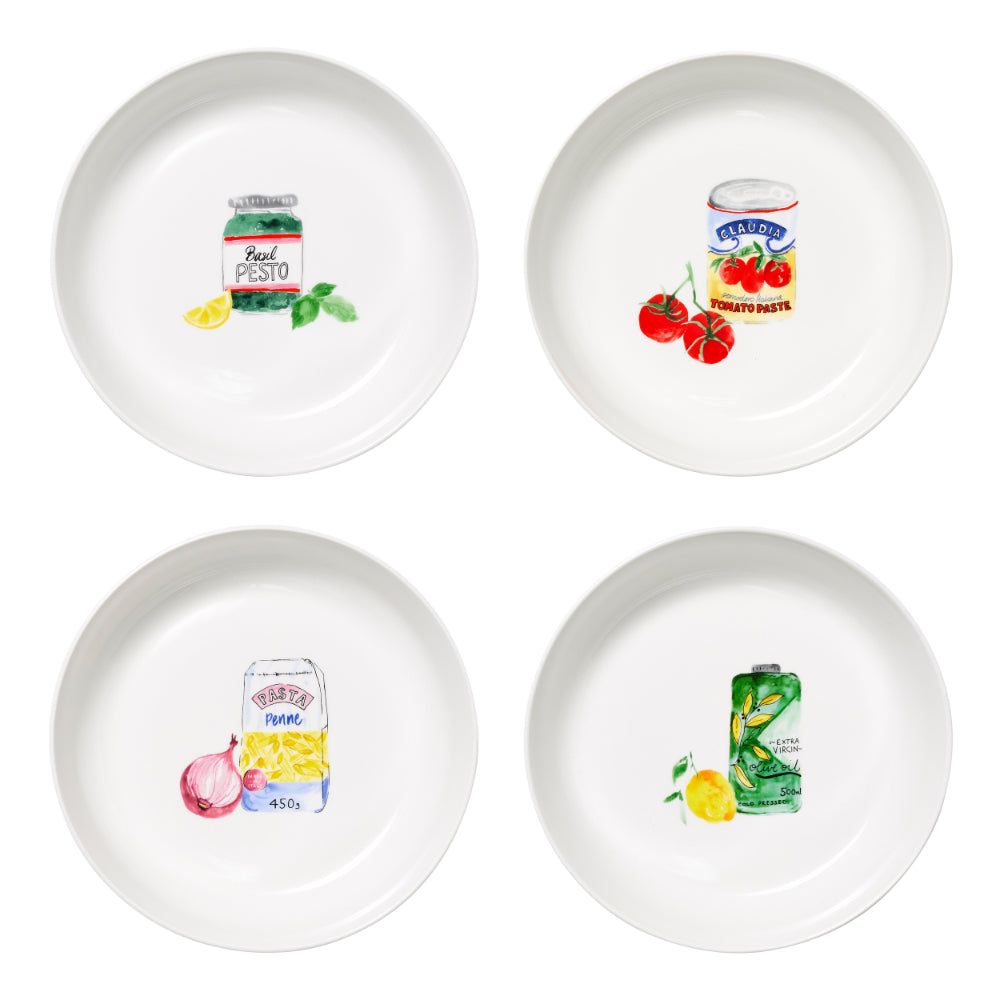 Porto Valentina Set of 4 Dinner Bowls 21.5cm