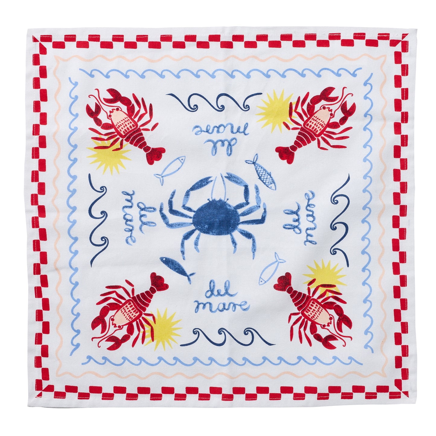 Porto Nautilus Set of 4 Napkins 45x45cm Lobster