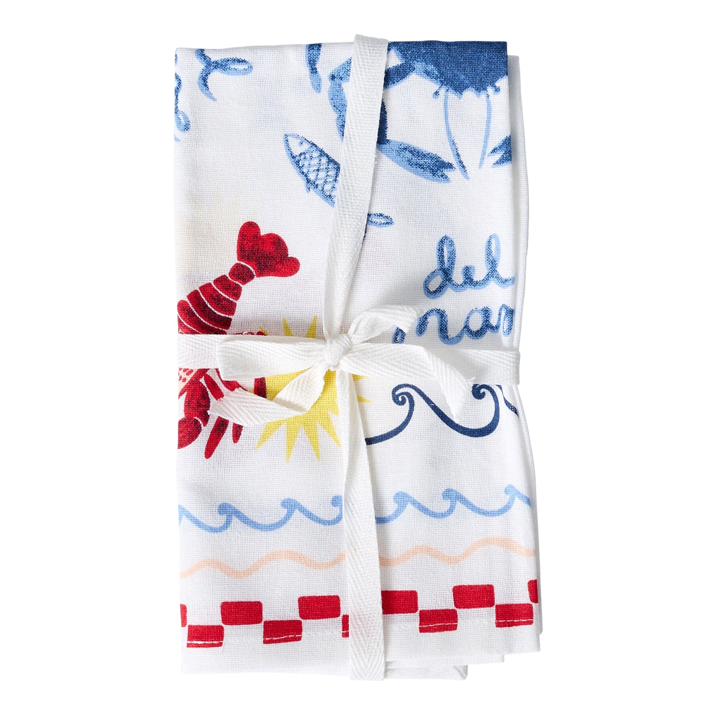 Porto Nautilus Set of 4 Napkins 45x45cm Lobster