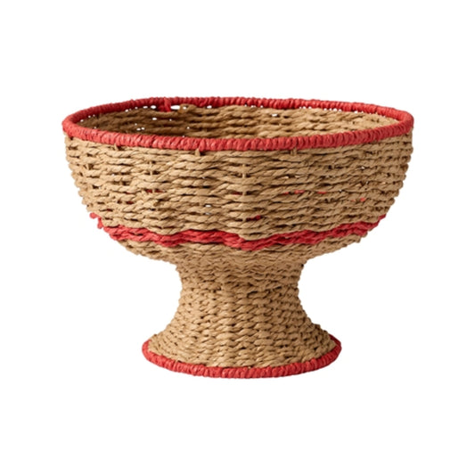 Porto Cori Footed Bowl 23x23x16cm Ruby