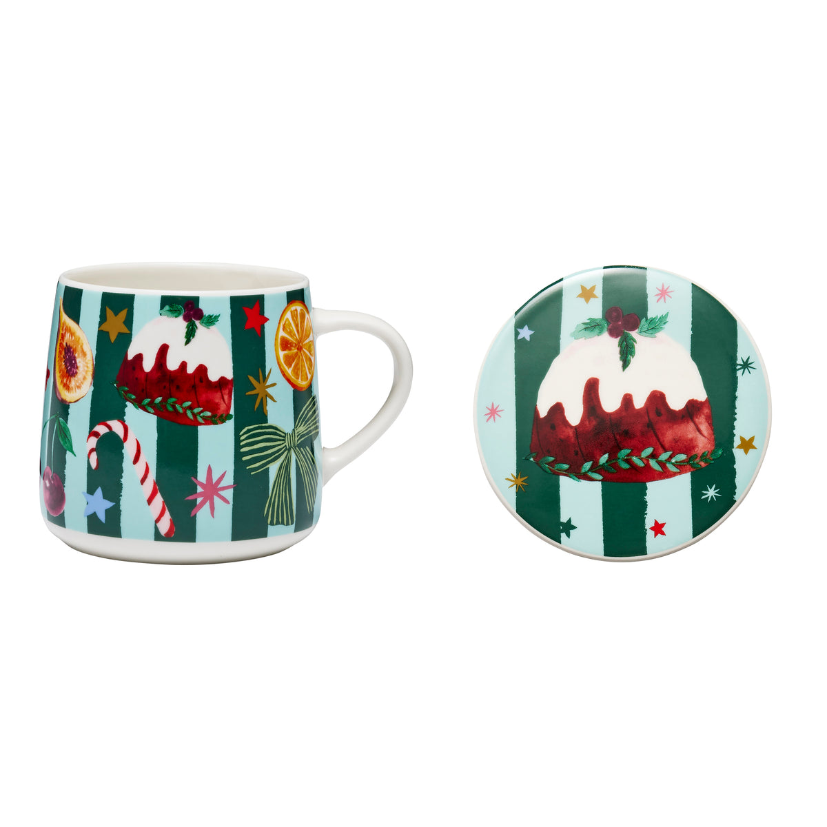 Porto Tis the Season Mug and Coaster Set 250ml