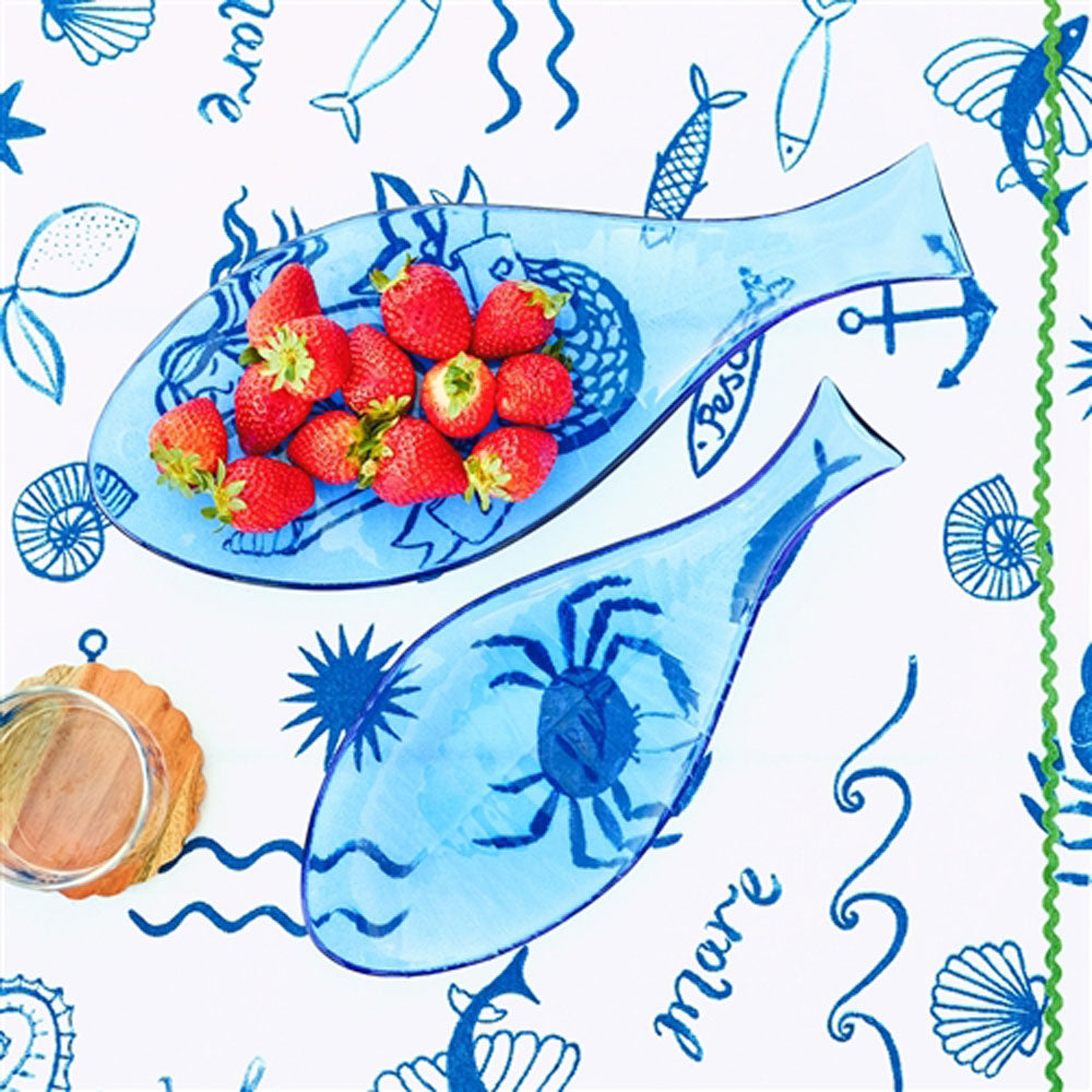 Porto Rimini Fish Plate 38cm Sapphire