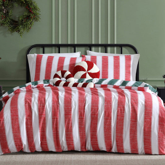 Ardor Candy Stripe Quilt Cover Set Multi