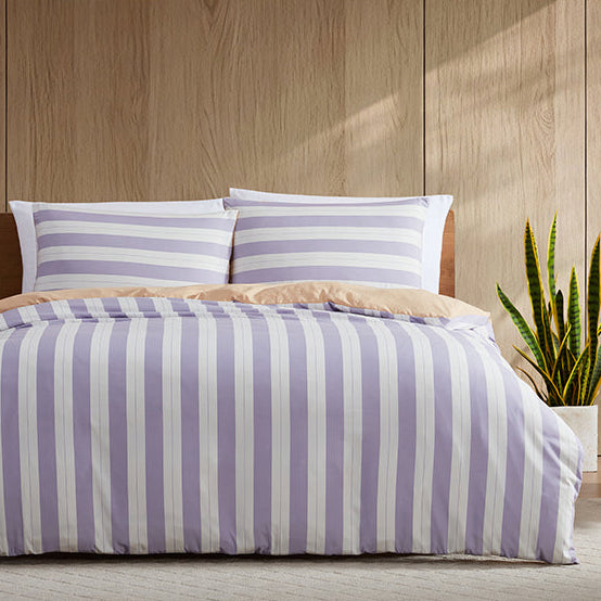 Ardor Eadie Stripe Quilt Cover Set