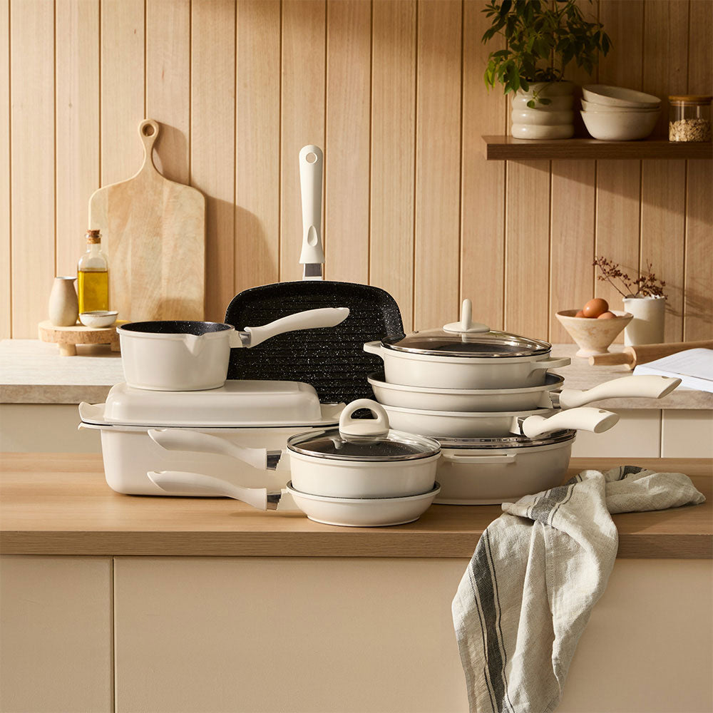Baccarat STONE 10 Piece Cookware Set Cream